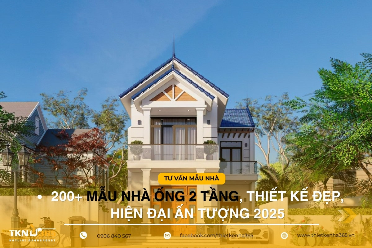 Mẫu nhà ống 2 tầng