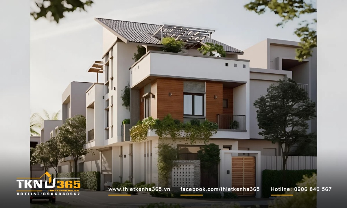 Với những hình khối đơn giản nhưng đem đến một ngôi nhà mới lạ, hiện đại