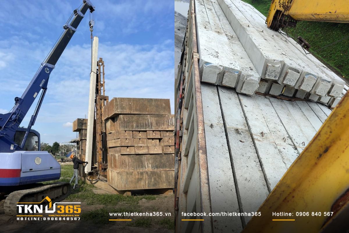 Dịch vụ ép cọc bê tông chất lượng, uy tín tại TKN 365