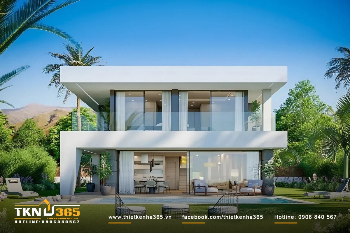 Tận hưởng cuộc sống nghỉ dưỡng đẳng cấp tại biệt thự m&aacute;i bằng 2 tầng