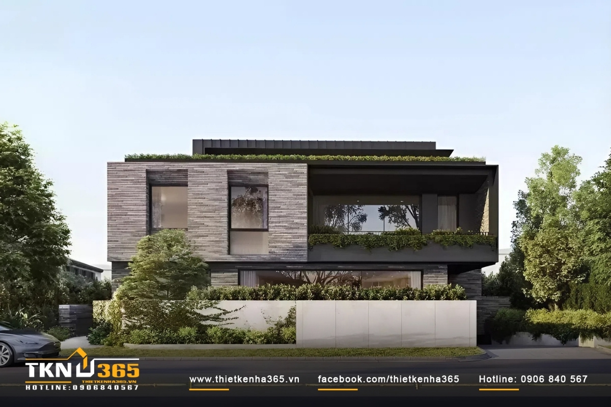 Kh&aacute;m ph&aacute; mẫu nh&agrave; biệt thự 2 tầng m&aacute;i bằng, mang đậm n&eacute;t Ch&acirc;u &Acirc;u đẹp lịch l&atilde;m v&agrave; sang trọng