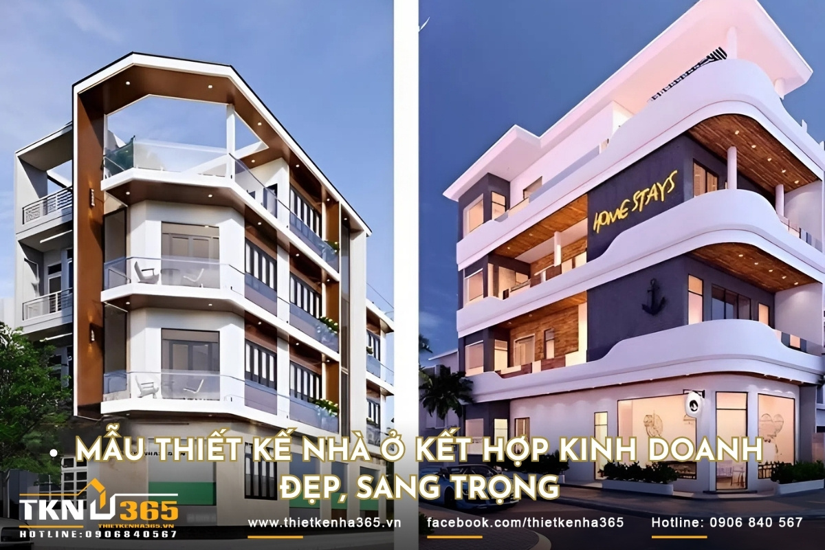 Thiết kế nhà ở kết hợp kinh doanh