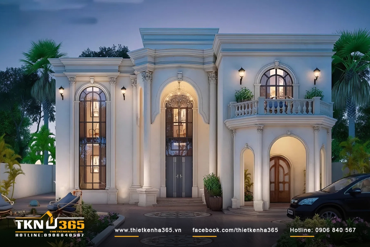 Biệt thự phong cách tân cổ điển 2 tầng siêu quyền quý