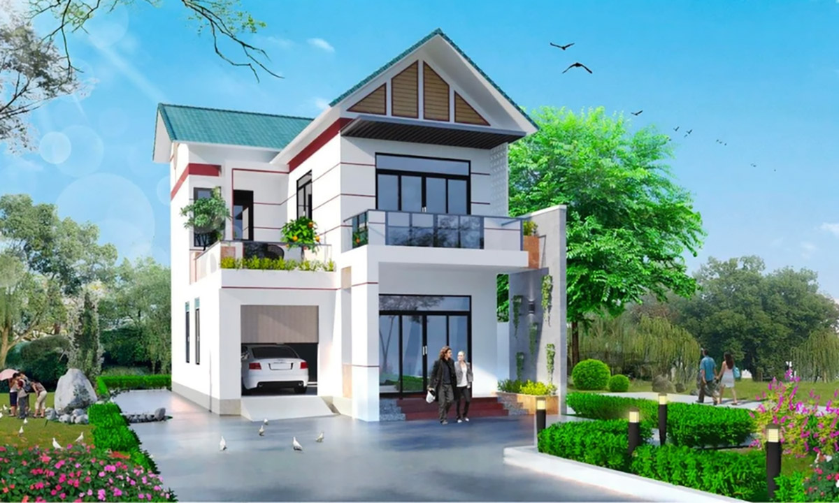 Mẫu nhà 2 tầng mái tôn càng đơn giản để có thêm nhiều không gian sinh hoạt Mẫu nhà 2 tầng mái tôn càng đơn giản để có thêm nhiều không gian sinh hoạt