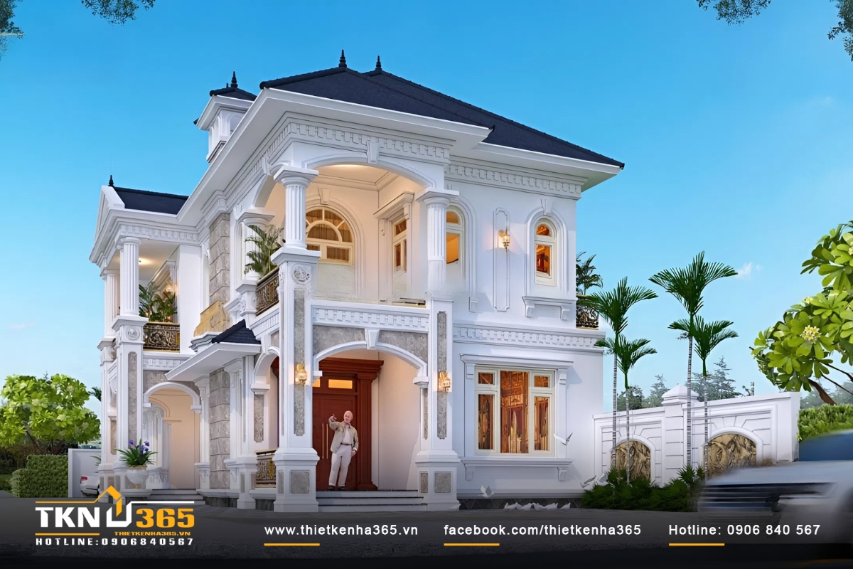 Sử dụng tông màu trắng làm chủ đạo