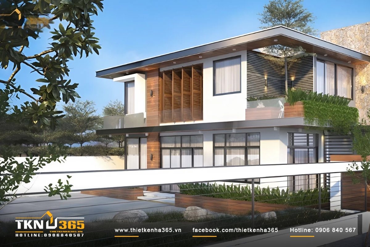 Bố trí không gian xanh ở mọi nơi tạo không gian mát mẻ