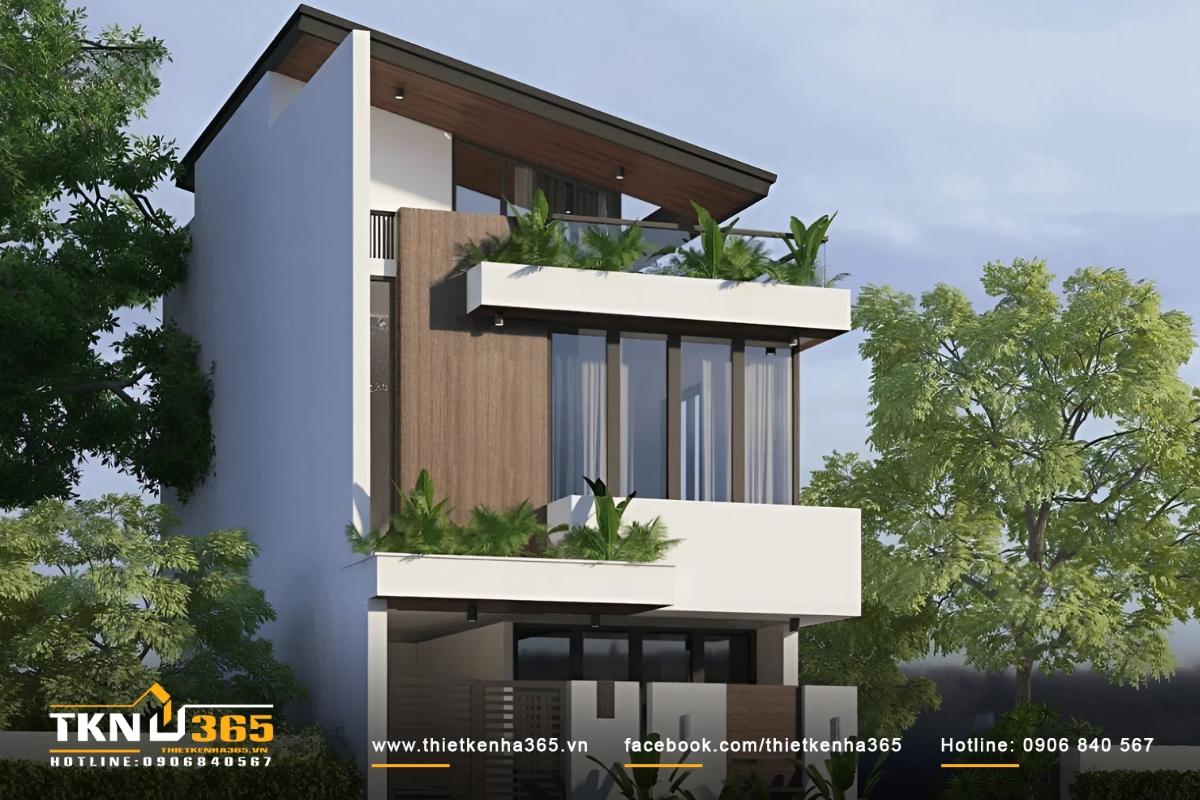 Mẫu nhà kiểu Nhật bố trí ánh sáng đầy đủ