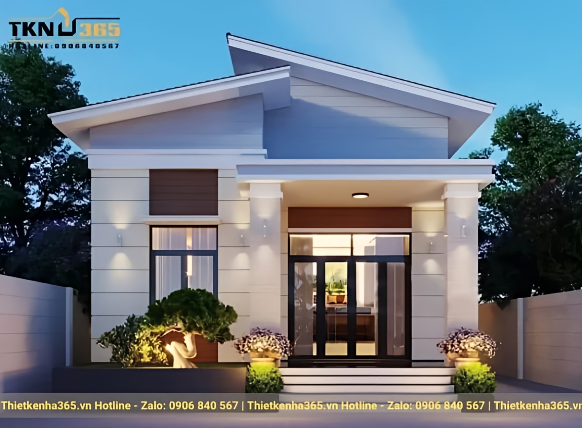 mẫu nhà cấp 4 đẹp 02