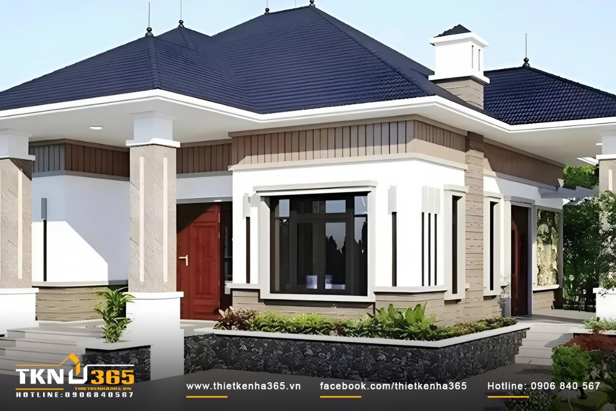 Nh&agrave; đẹp cấp 4 4 ph&ograve;ng ngủ ph&ugrave; hợp gia đ&igrave;nh nhiều người