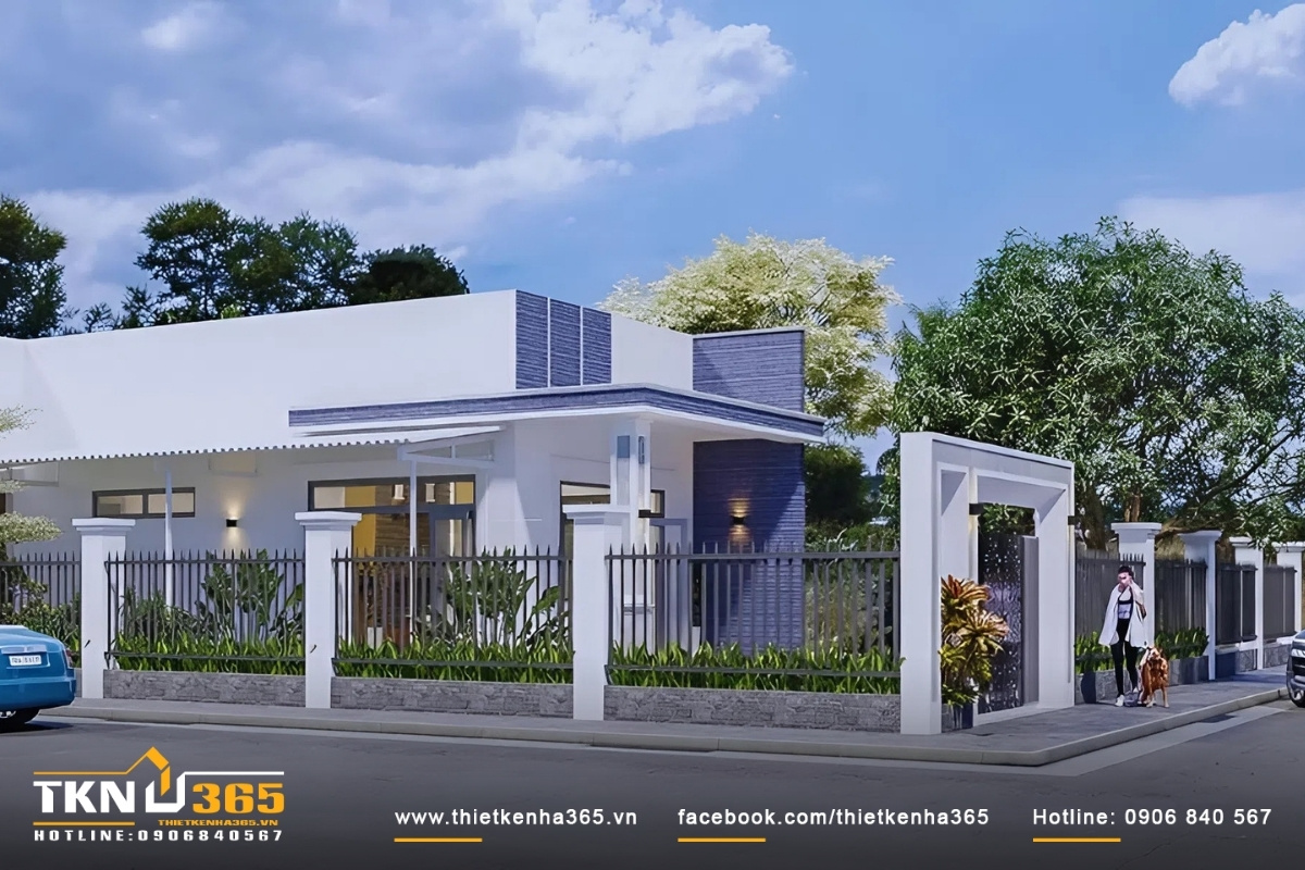 Mẫu nh&agrave; cấp 4 đẹp độc lạ