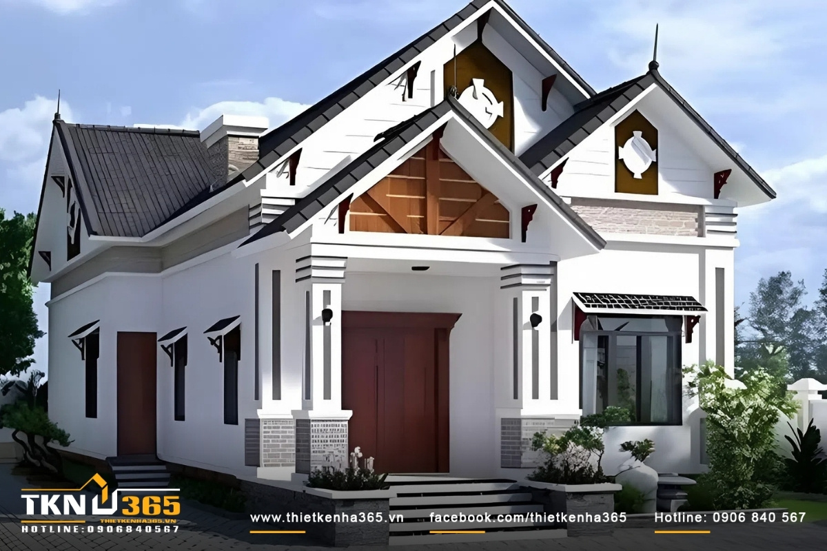 Nh&agrave; cấp 4 đẹp gi&aacute; 300 triệu, hiện đại