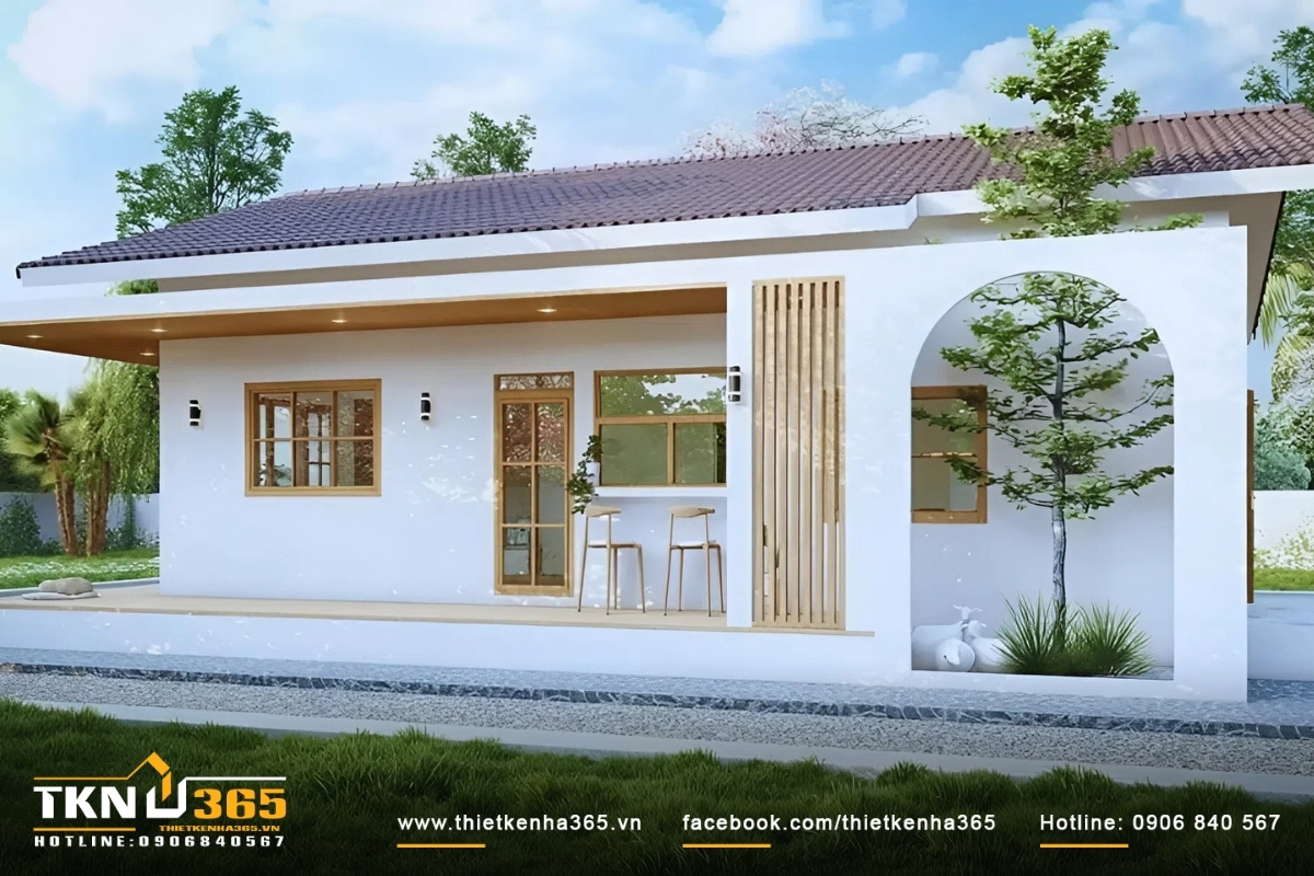 Nh&agrave; cấp 4 đẹp kiểu Nhật ấn tượng