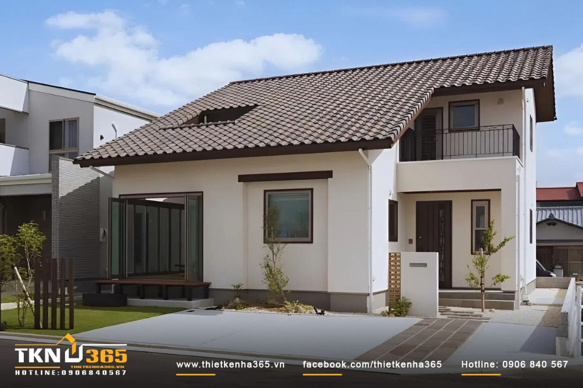 Mẫu thiết kế nh&agrave; cấp 4 kiểu Nhật ấn tượng