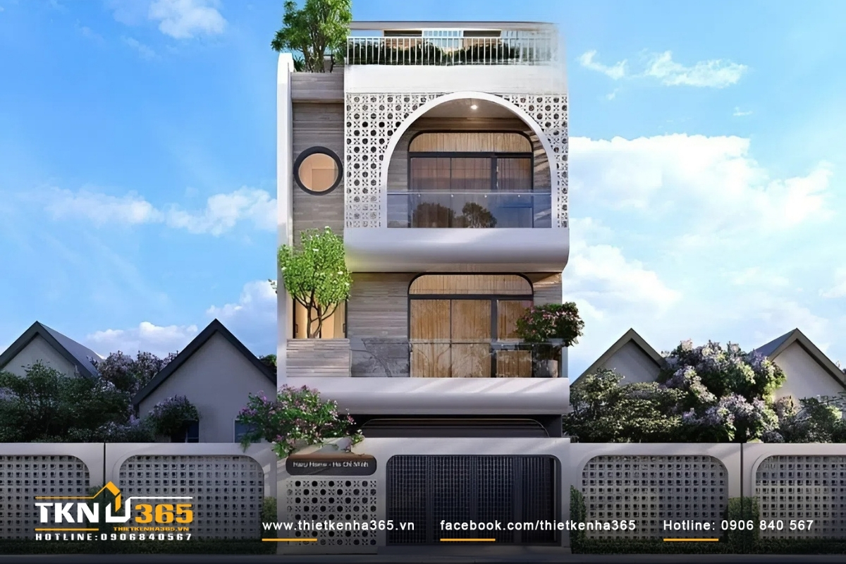 Nh&agrave; mặt tiền rộng 6m l&agrave; thiết kế kh&aacute; phổ biến ở c&aacute;c khu vực đ&ocirc; thị