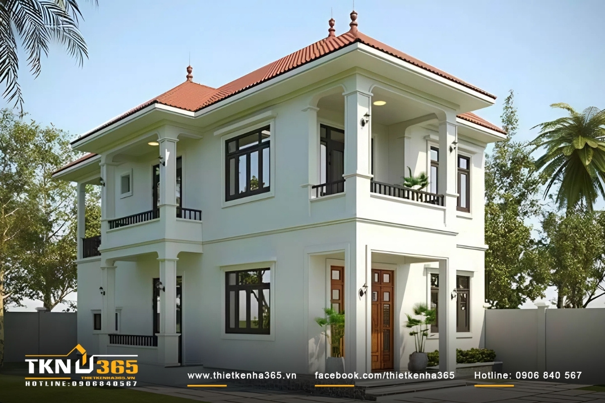 Mẫu thiết kế nh&agrave; 7x13 với hệ thống m&aacute;i t&ocirc;n