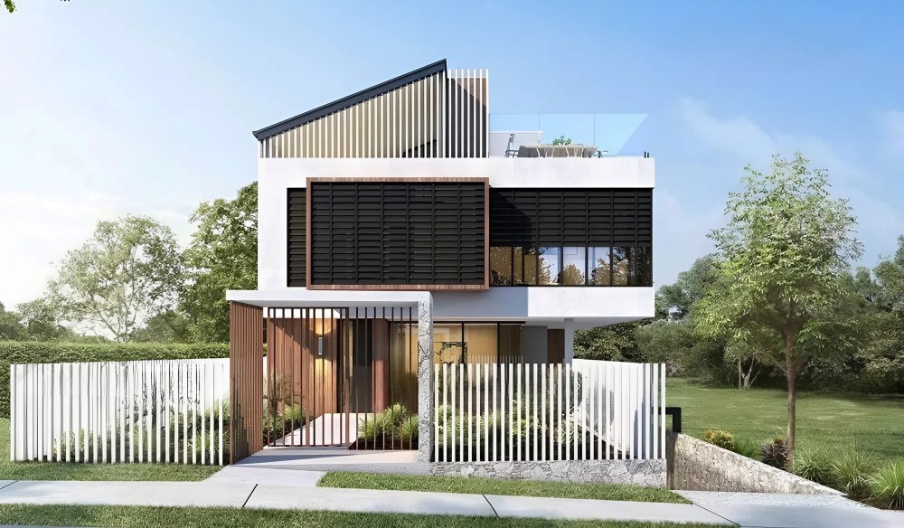 Mẫu nh&agrave; hầm ch&igrave;m t&aacute;ch biệt với s&acirc;n vườn