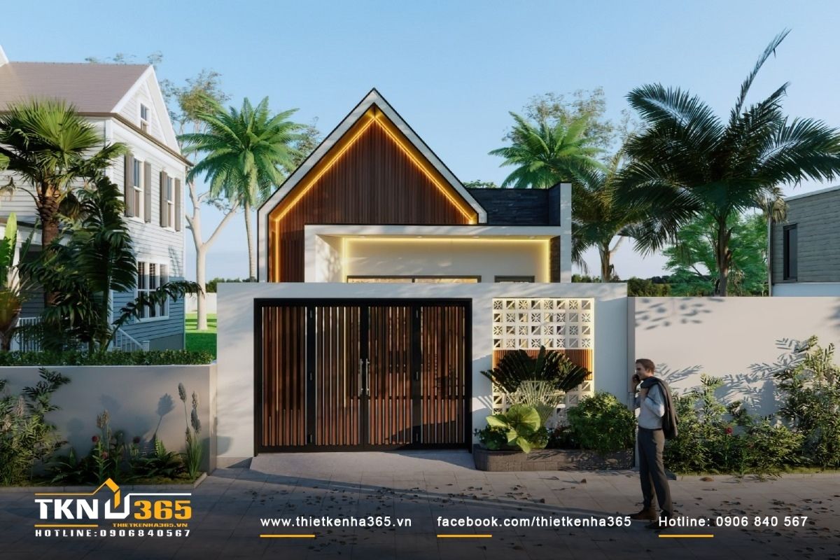 Khi thiết kế nh&agrave; 1 tầng 5x15m, việc chọn vật liệu đ&oacute;ng vai tr&ograve; kh&aacute; quan trọng