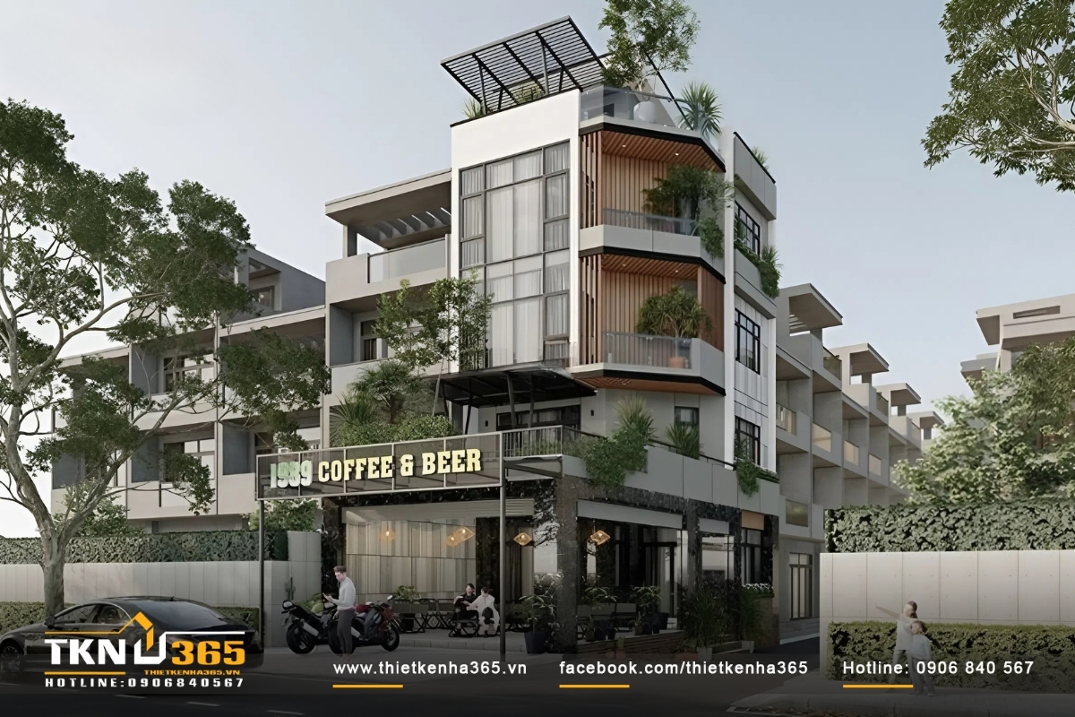 Nhà 2 mặt tiền kinh doanh cà phê