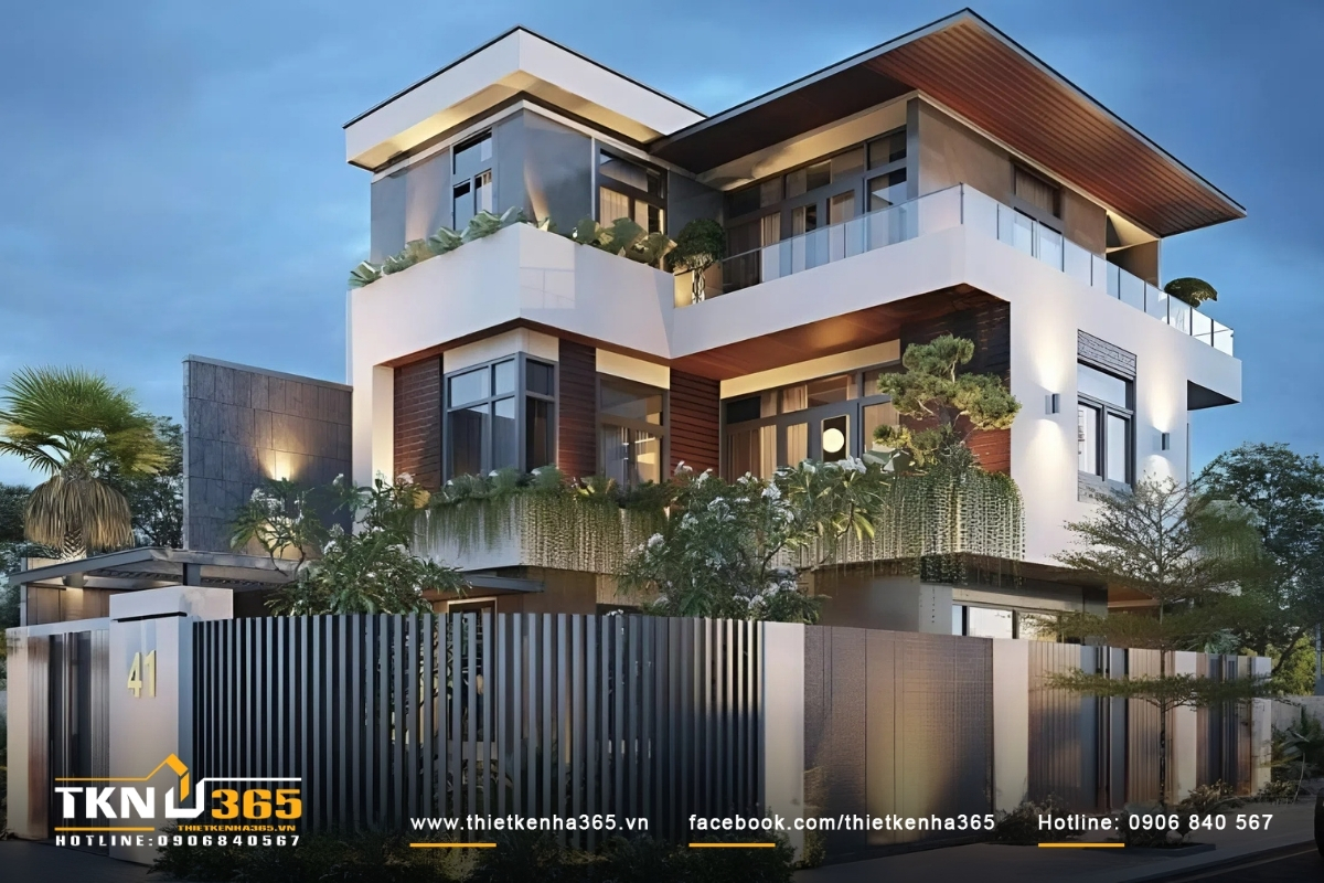 Nhà có 2 mặt tiền kinh doanh 3 tầng với nét đẹp hiện đại