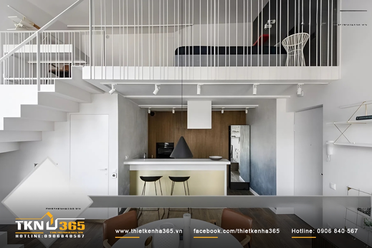 Thiết kế nhà 15m2 2 tầng tiện nghi