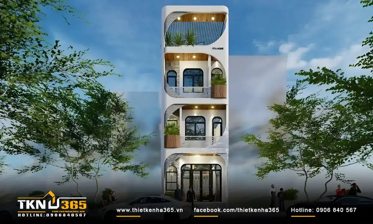 BST mẫu thiết kế nhà phố phong cách Địa Trung Hải đẹp “hút hồn” 1 mau-thiet-ke-nha-pho-phong-cach-Dia-Trung-Hai-13