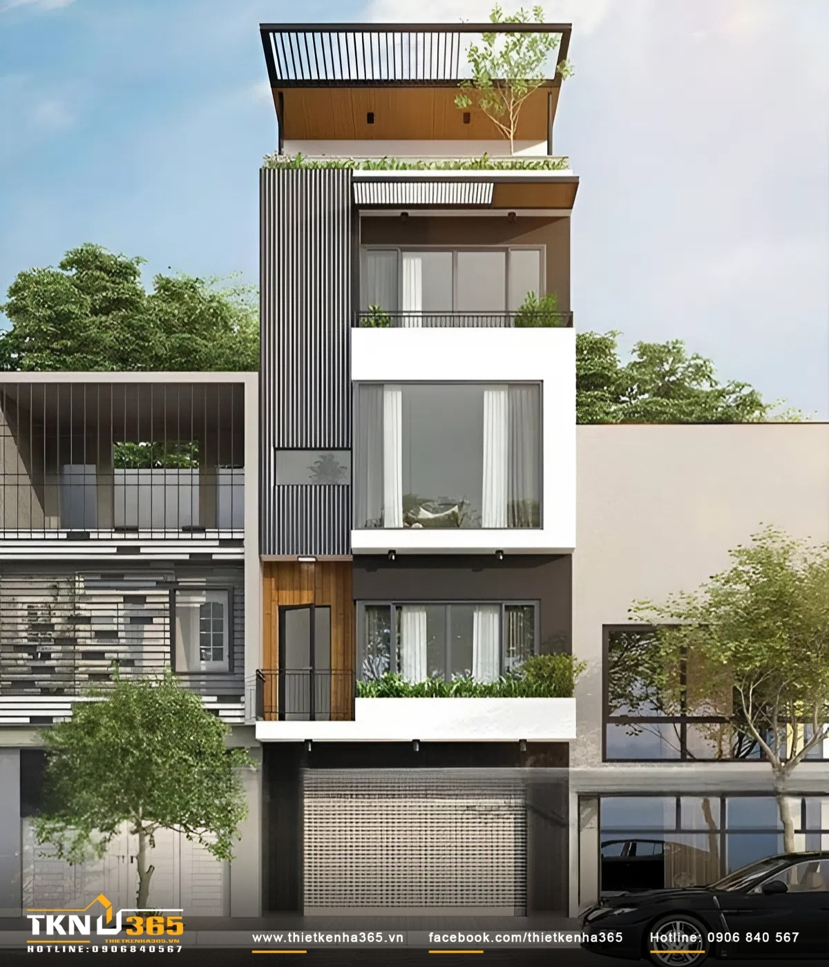 mau thiet ke noi that nha 4 tang o da lat 10