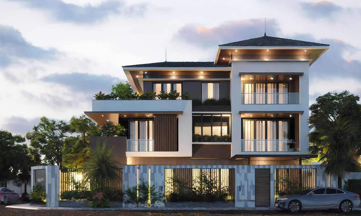 Ngôi nhà biệt thự toát lên vẻ đẹp thanh lịch với phong cách truyền thống Nhật