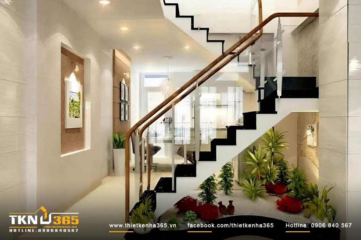 Cần tính toán kỹ lưỡng khi thiết kế cầu thang để đảm bảo an toàn cho các thành viên trong gia đình