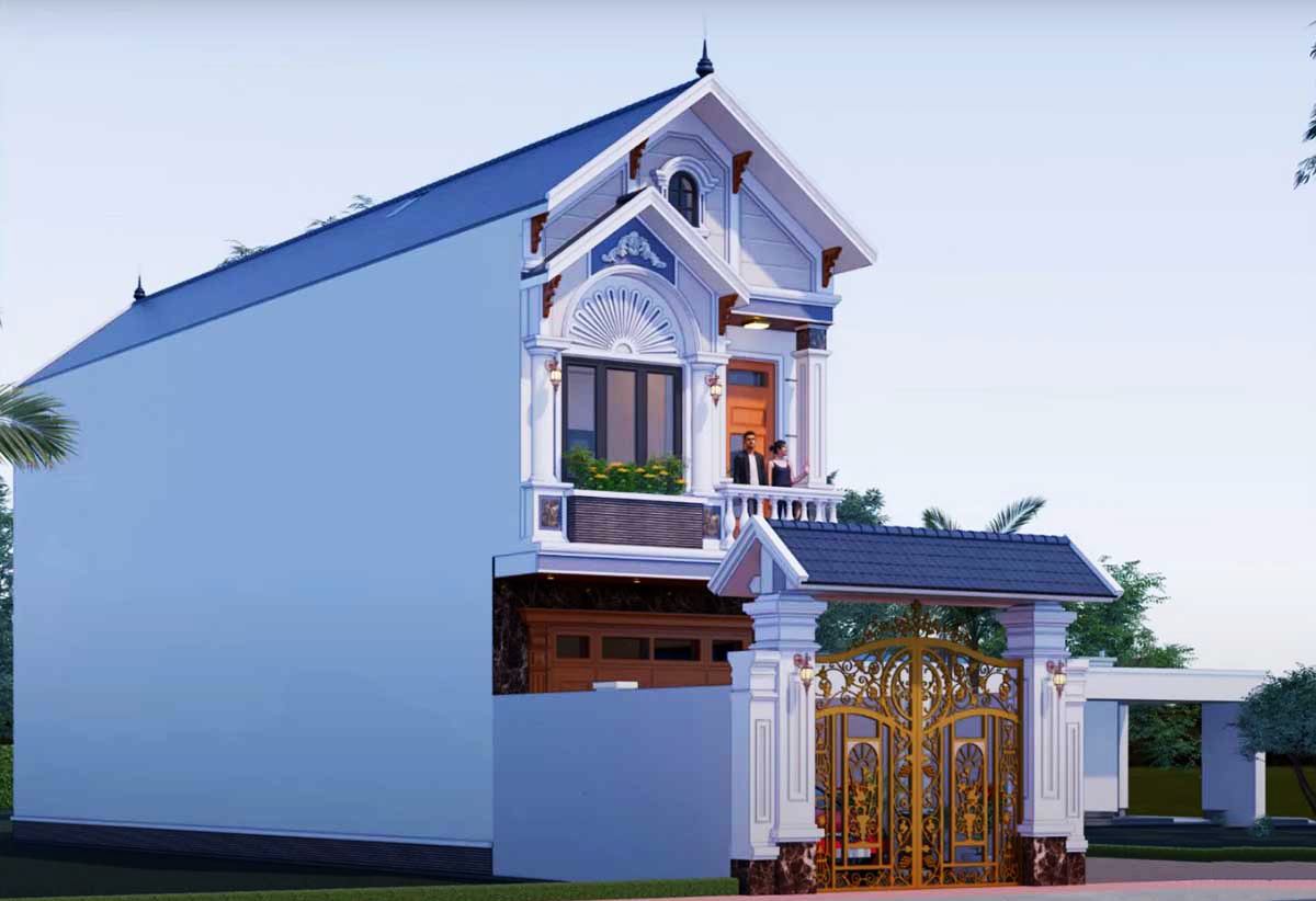 Ưu – nhược điểm của nhà ống 2 tầng mái thái mặt tiền 5m