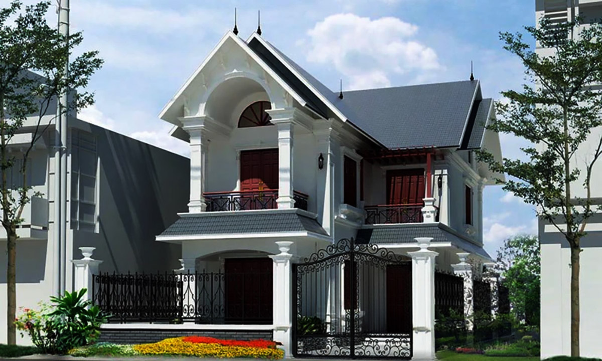 Phong cách thiết kế có thể đơn giản khi xây dựng nhà ống 2 tầng mái tôn Phong cách thiết kế có thể đơn giản khi xây dựng nhà ống 2 tầng mái tôn