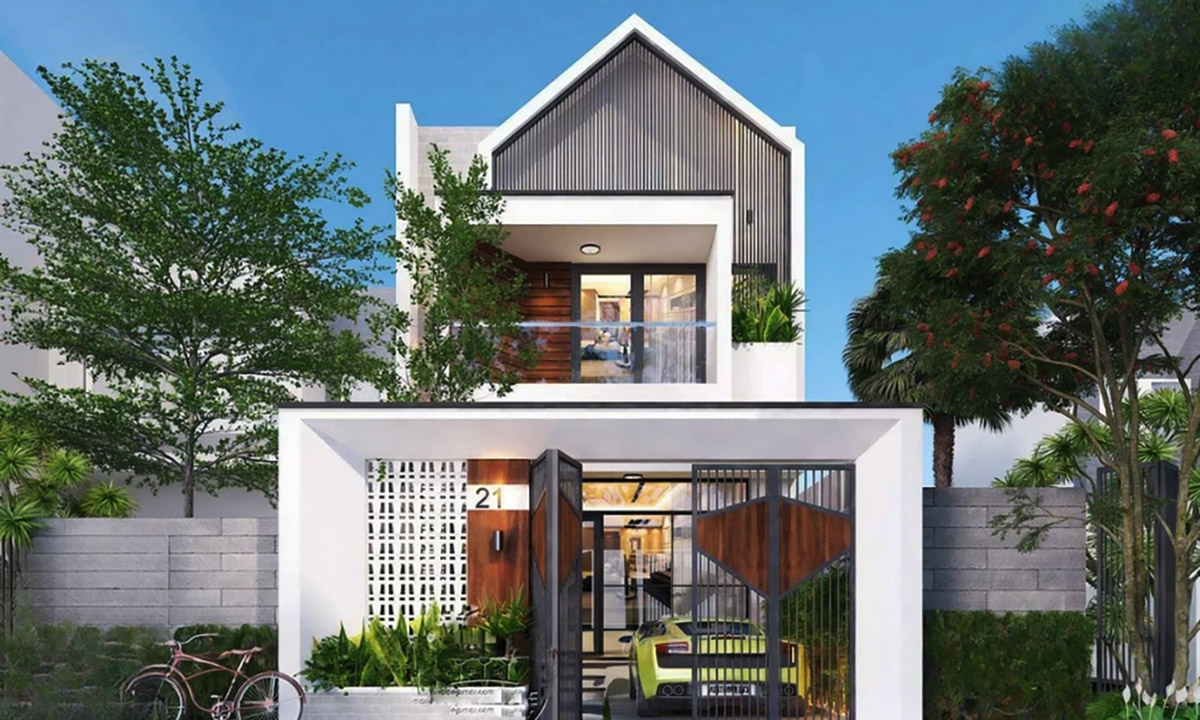 Sử dụng trên nhà ống 2 tầng có diện tích nhỏ hẹp Sử dụng trên nhà ống 2 tầng có diện tích nhỏ hẹp