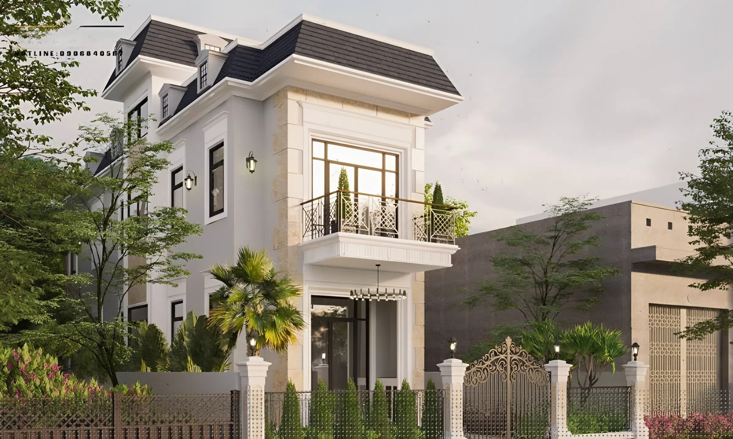Mẫu thiết kế nhà chuyên nghiệp theo phong cách châu âu ấn tượng
