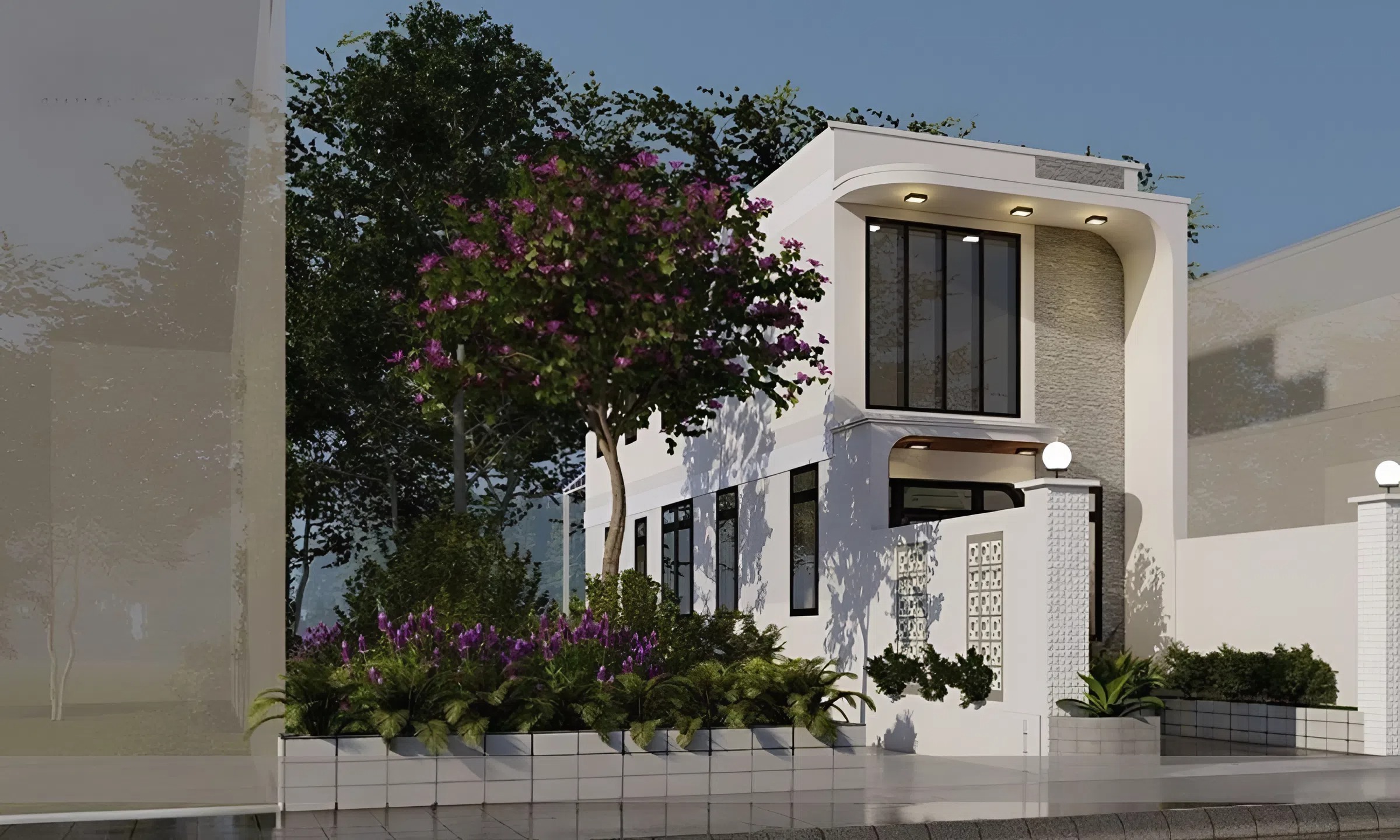 Mẫu thiết kế nhà 120m2  2 tầng đẹp, đơn giản
