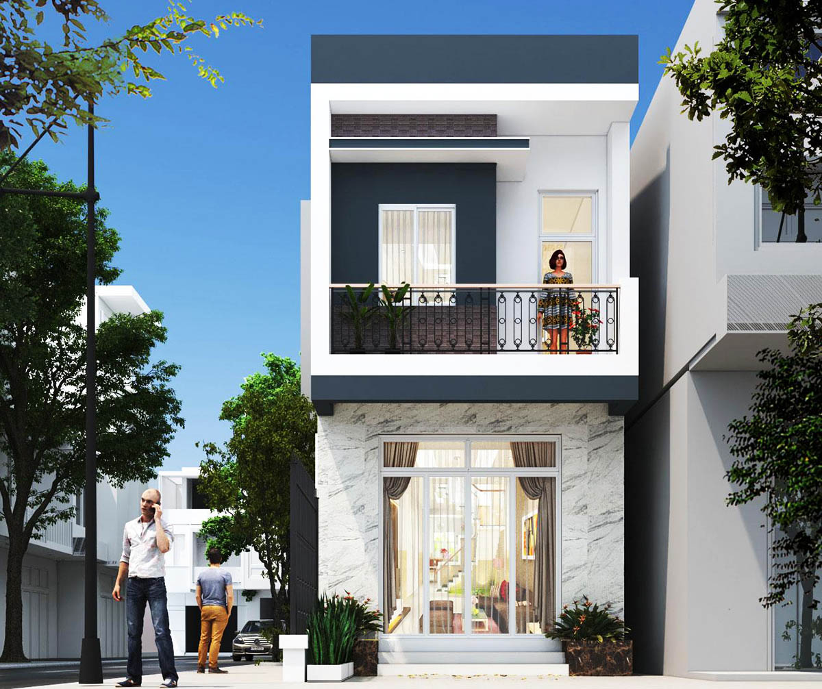 Ngôi nhà ống 2 tầng 400 triệu xây dựng trên diện tích đất nhỏ Ngôi nhà ống 2 tầng 400 triệu xây dựng trên diện tích đất nhỏ