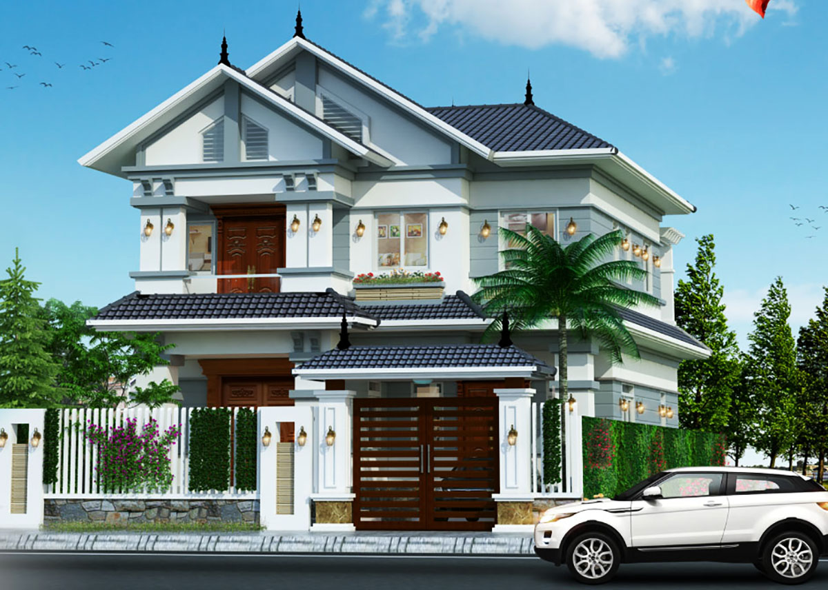Mẫu nhà 2 tầng 400 triệu trên nền đất nhỏ kết hợp cây xây hai bên tạo cảm giác thoáng mát Mẫu nhà 2 tầng 400 triệu trên nền đất nhỏ kết hợp cây xây hai bên tạo cảm giác thoáng mát