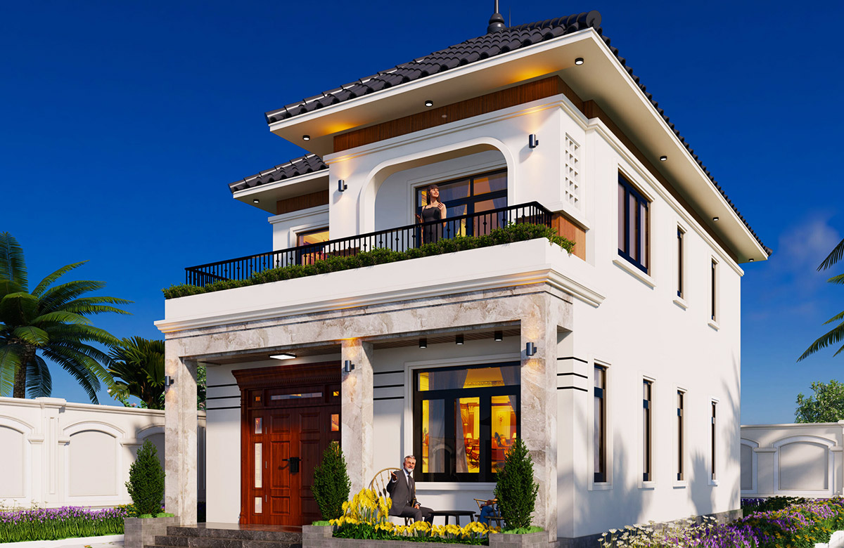 Một ngôi nhà nhỏ 2 tầng giá 400 triệu có ban công thoáng mát được tận dụng để trồng cây xanh Một ngôi nhà nhỏ 2 tầng giá 400 triệu có ban công thoáng mát được tận dụng để trồng cây xanh