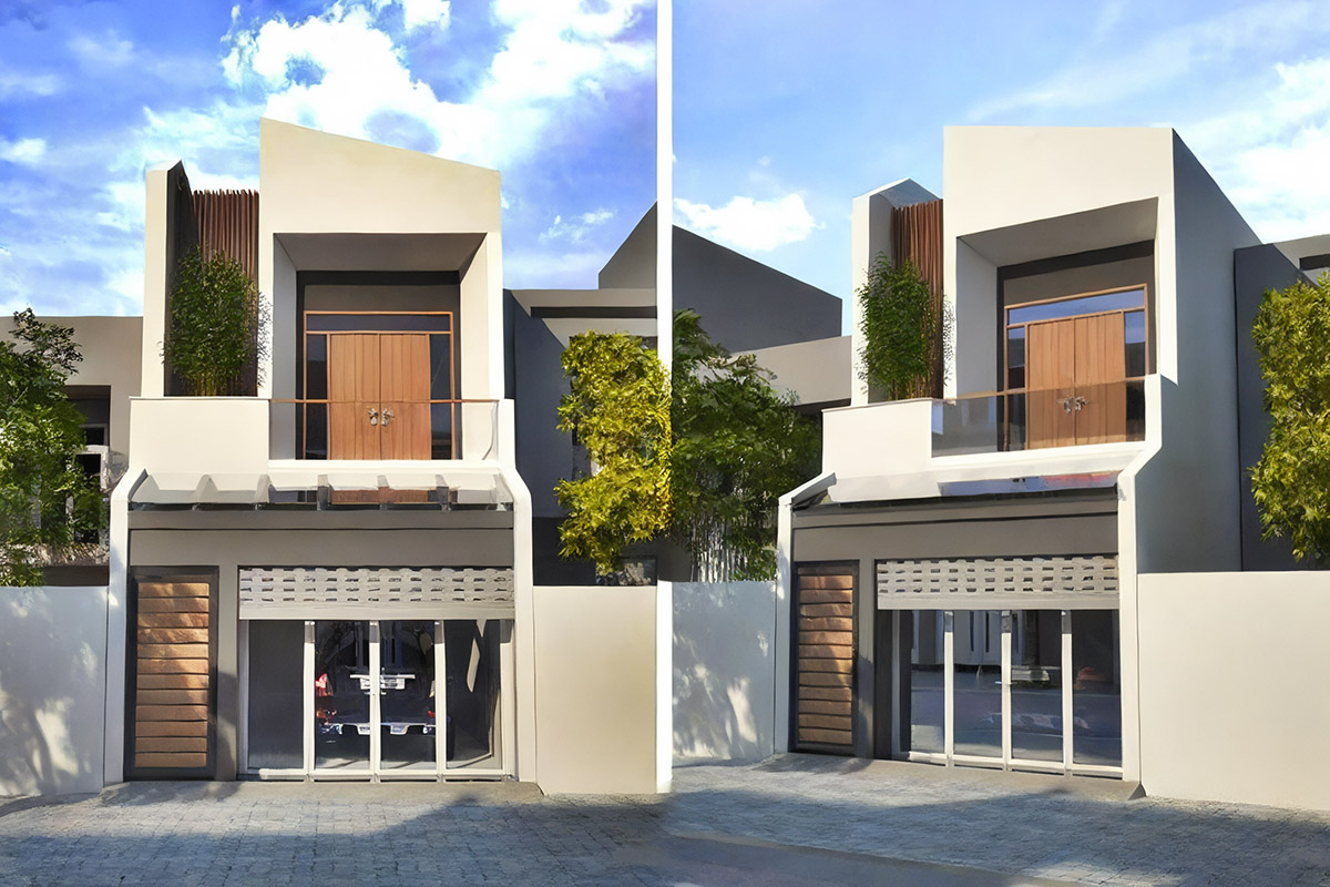 Mẫu thiết kế nhà 30m2 2 tầng độc đáo sáng tạo