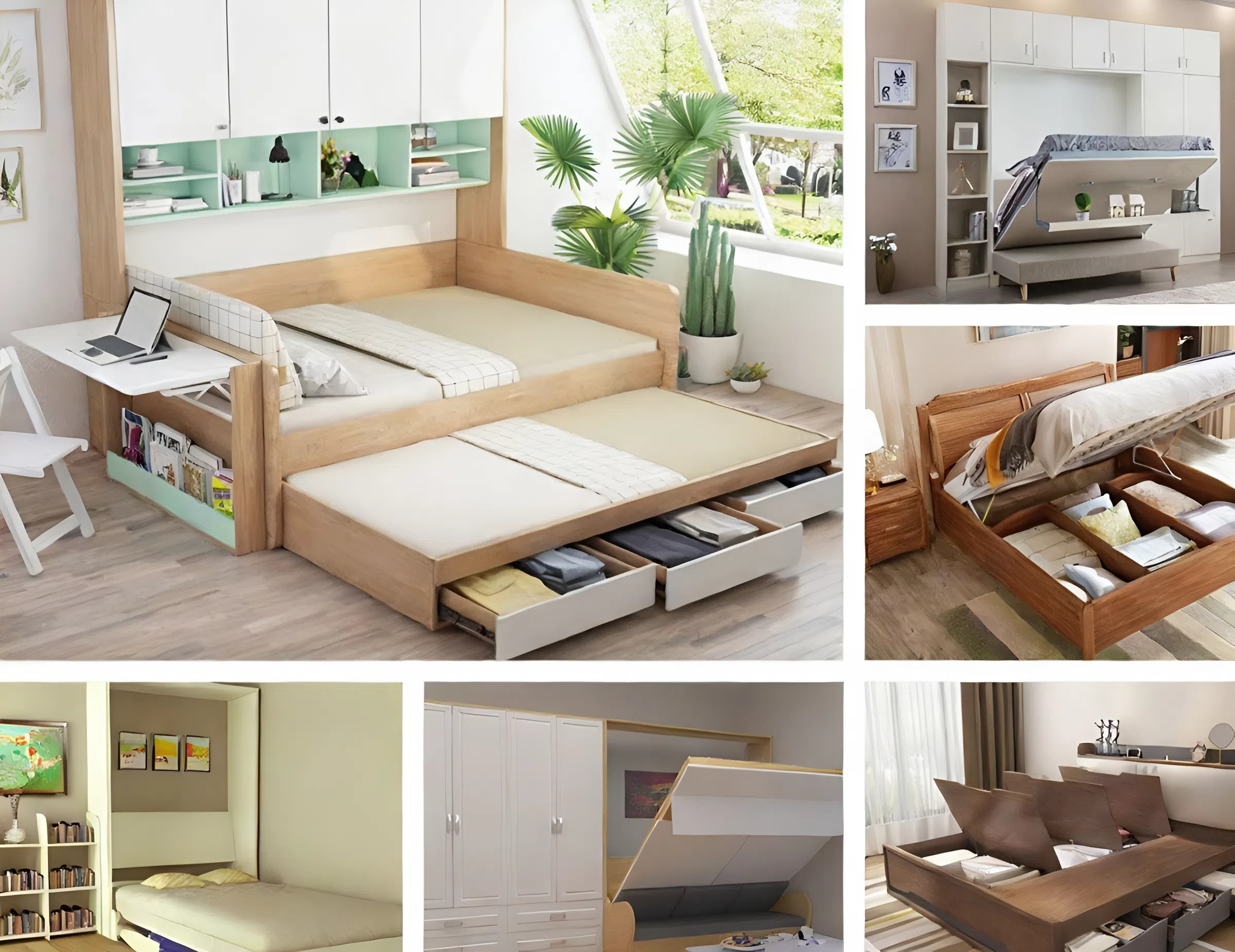 Sử dụng nội thất thông minh cho mẫu thiết kế nhà 30m2 2 tầng. (ảnh: sưu tầm)