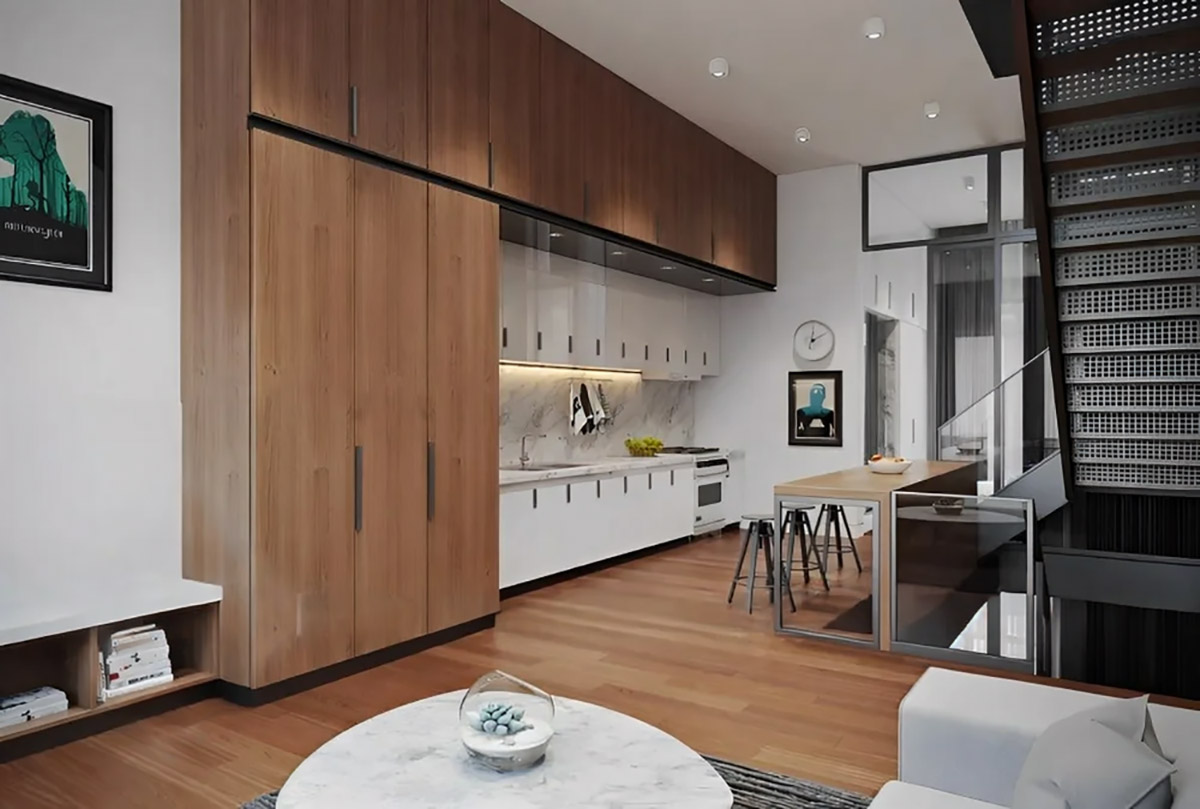 Sử dụng những món đồ nội thất đụng trần để tiết kiệm không gian cho ngôi nhà