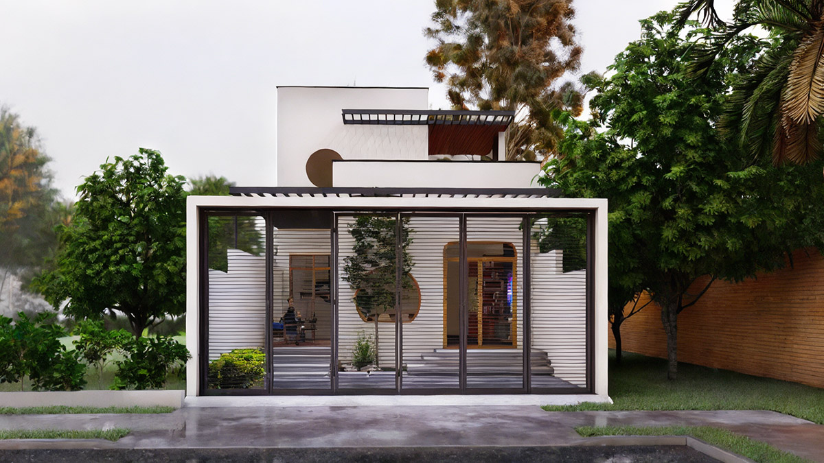 Không gian nhà gác lửng giúp tối ưu được diện tích mặt đất, tận dụng không gian trên cao