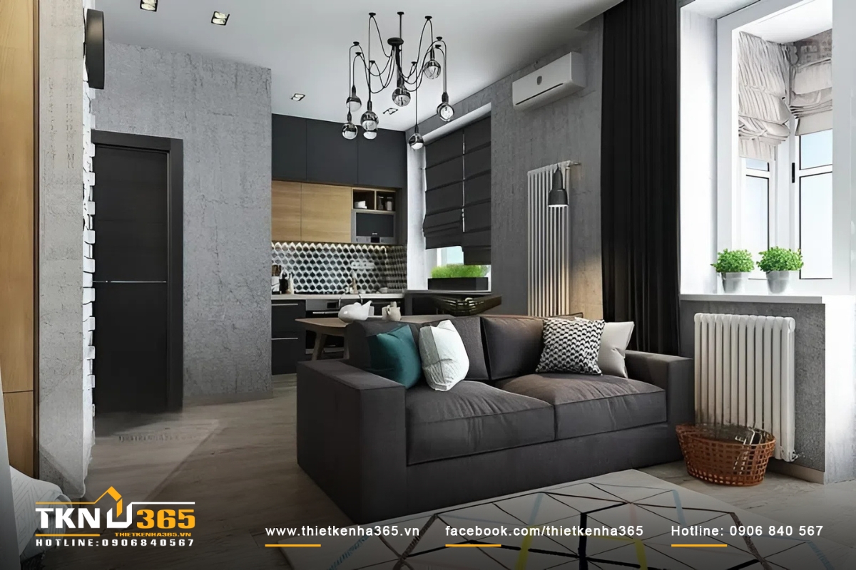 Mẫu thiết kế nh&agrave; nhỏ 4x6 số 15