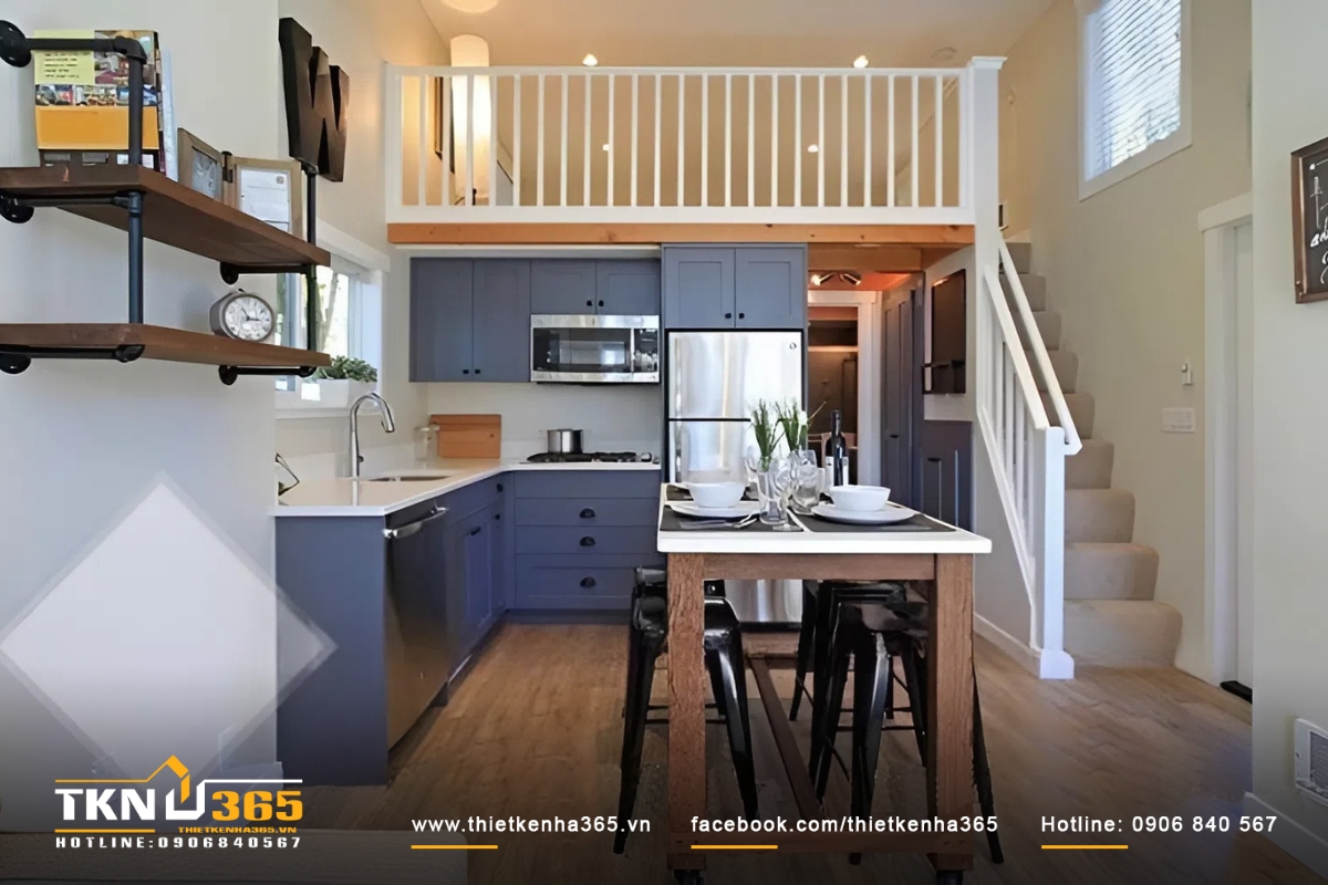 Mẫu thiết kế nh&agrave; diện t&iacute;ch nhỏ 4x6m số 2