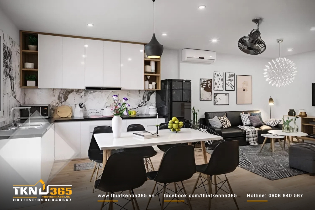 Mẫu thiết kế nhà diện tích nhỏ 4x6m