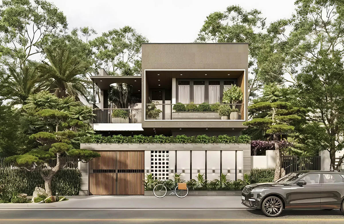 Thiết kế đơn giản theo lối kiến trúc Nhật Bản