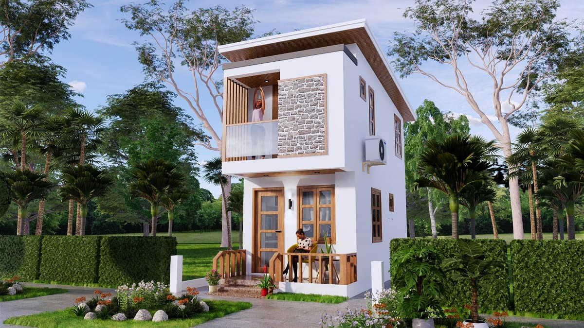 Mẫu thiết kế nhà nhỏ 3x6m với chiều dài mặt tiền hạn chế Mẫu thiết kế nhà nhỏ 3x6m với chiều dài mặt tiền hạn chế