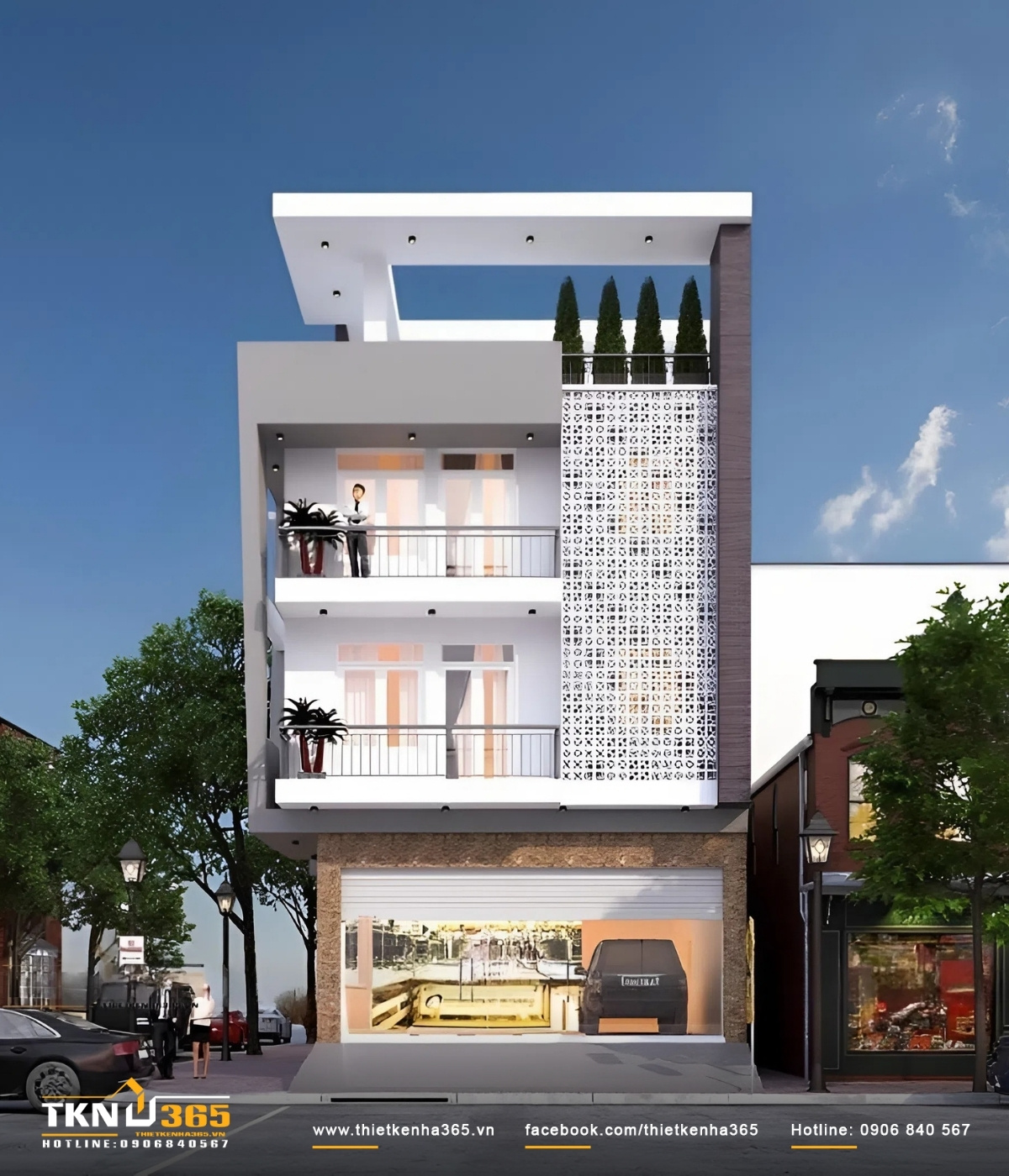 thiết kế nhà ở kết hợp kinh doanh