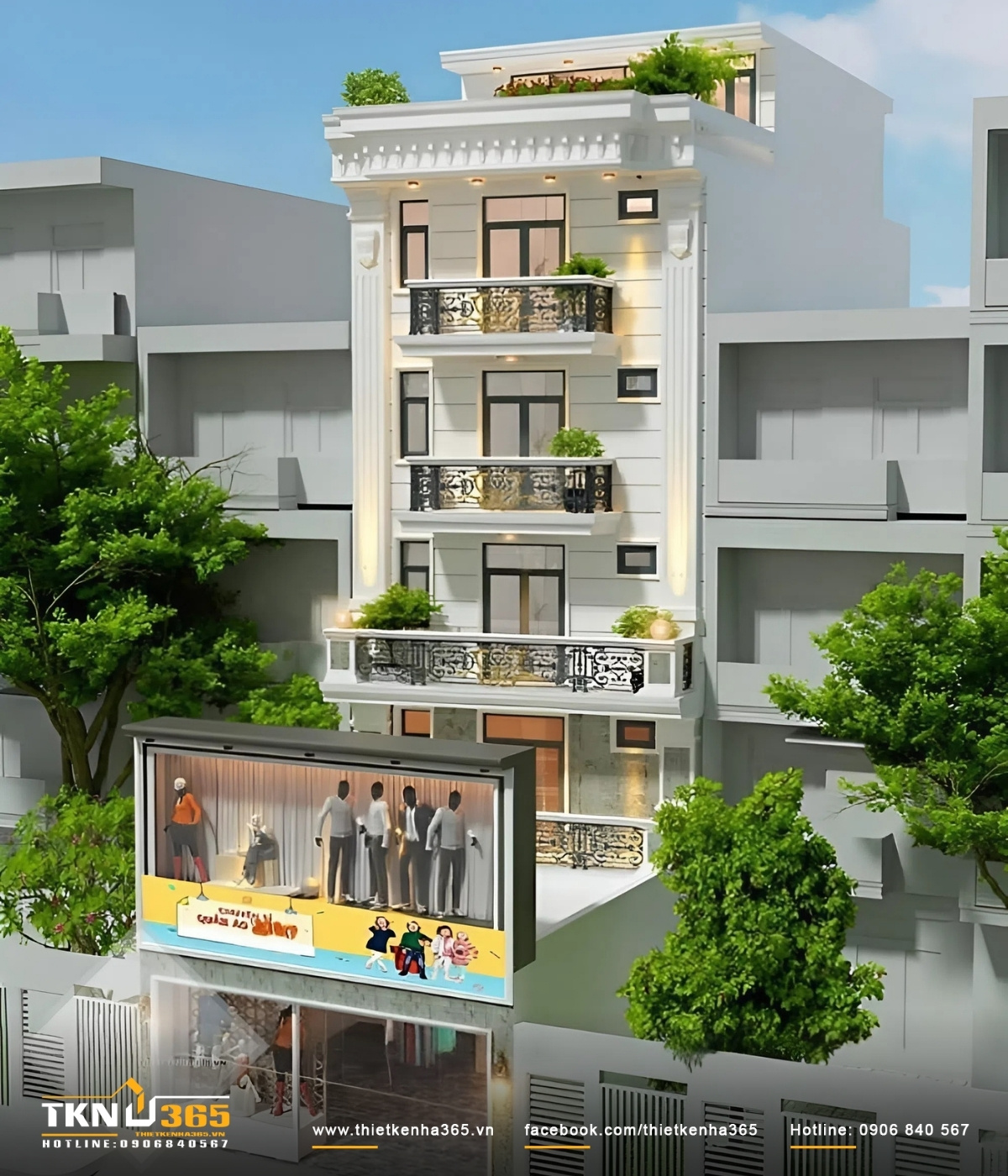 Nhà mặt phố 5 tầng cho thuê kinh doanh shop thời trang