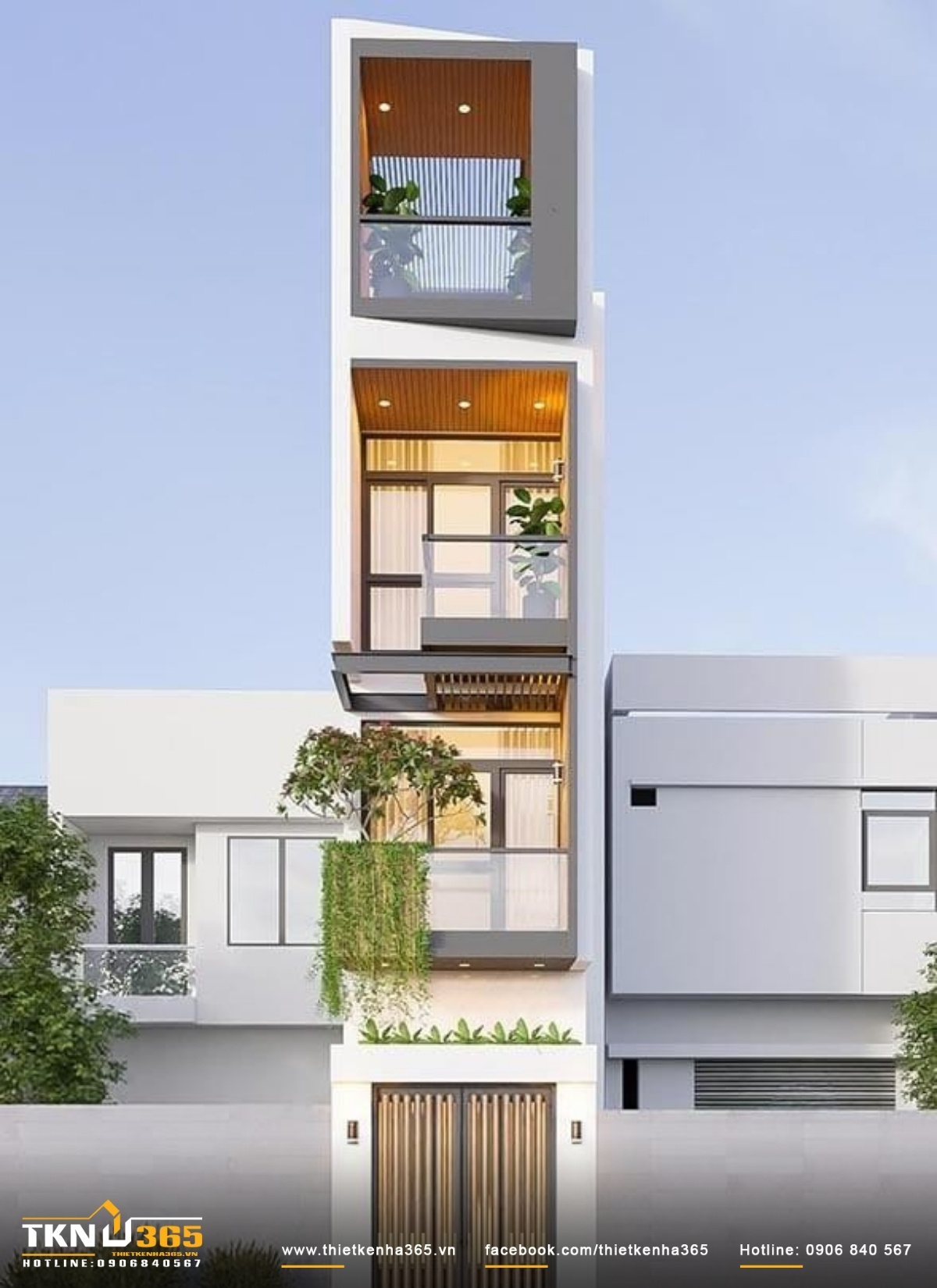 Thiết Kế Nhà Ống 3x18m Đẹp, Hiện Đại, Tối Ưu Không Gian 2026 4 thiết kế nhà ống 1 trệt 2 lầu 3x18m