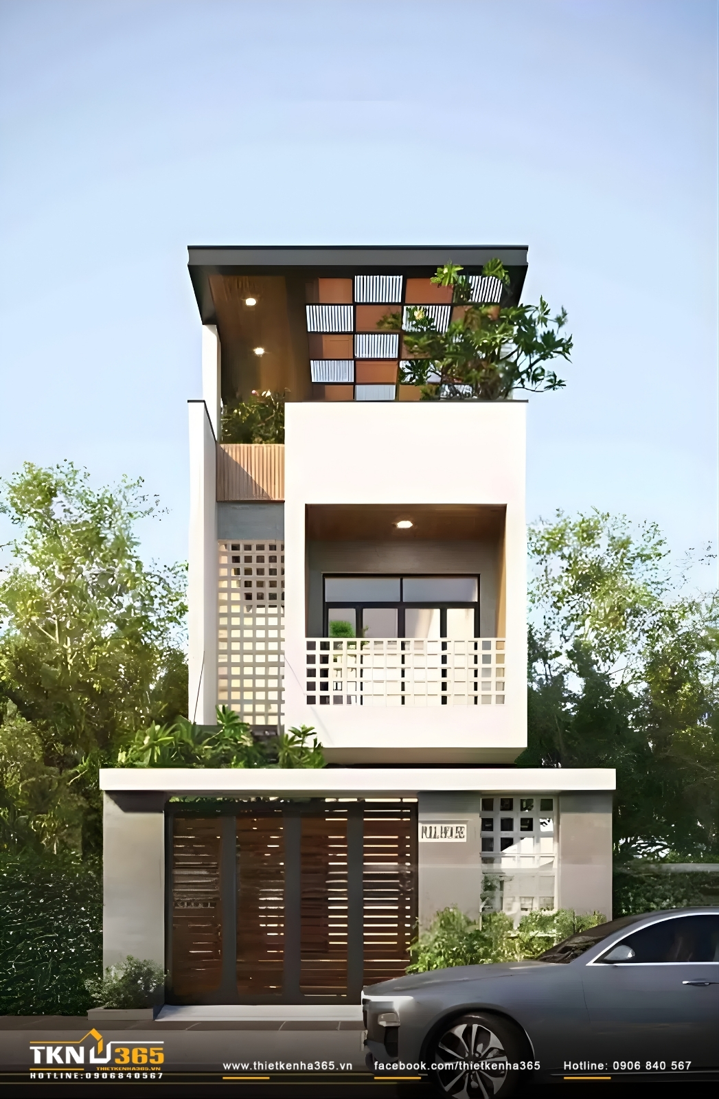 Ý tưởng chính của nhà phố 3 tầng 5x20m của anh Phạm giúp gia đình có thêm phần kết nối