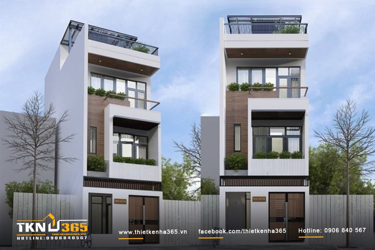 Mẫu nhà đẹp 3 phòng ngủ cho diện tích đất rộng